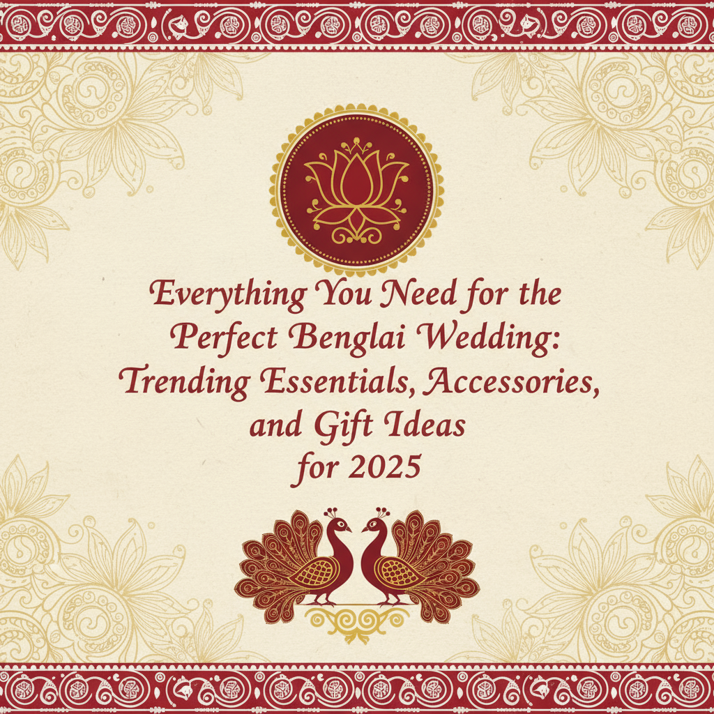 Everything You Need for the Perfect Bengali Wedding: Trending Essentials, Accessories, and Gift Ideas for 2025