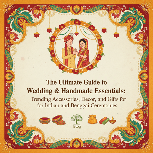The Ultimate Guide to Wedding & Handmade Essentials: Trending Accessories, Decor, and Gifts for Indian and Bengali Ceremonies