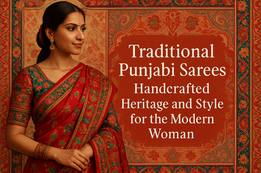 Traditional Punjabi Sarees: Handcrafted Heritage and Style for the Modern Woman