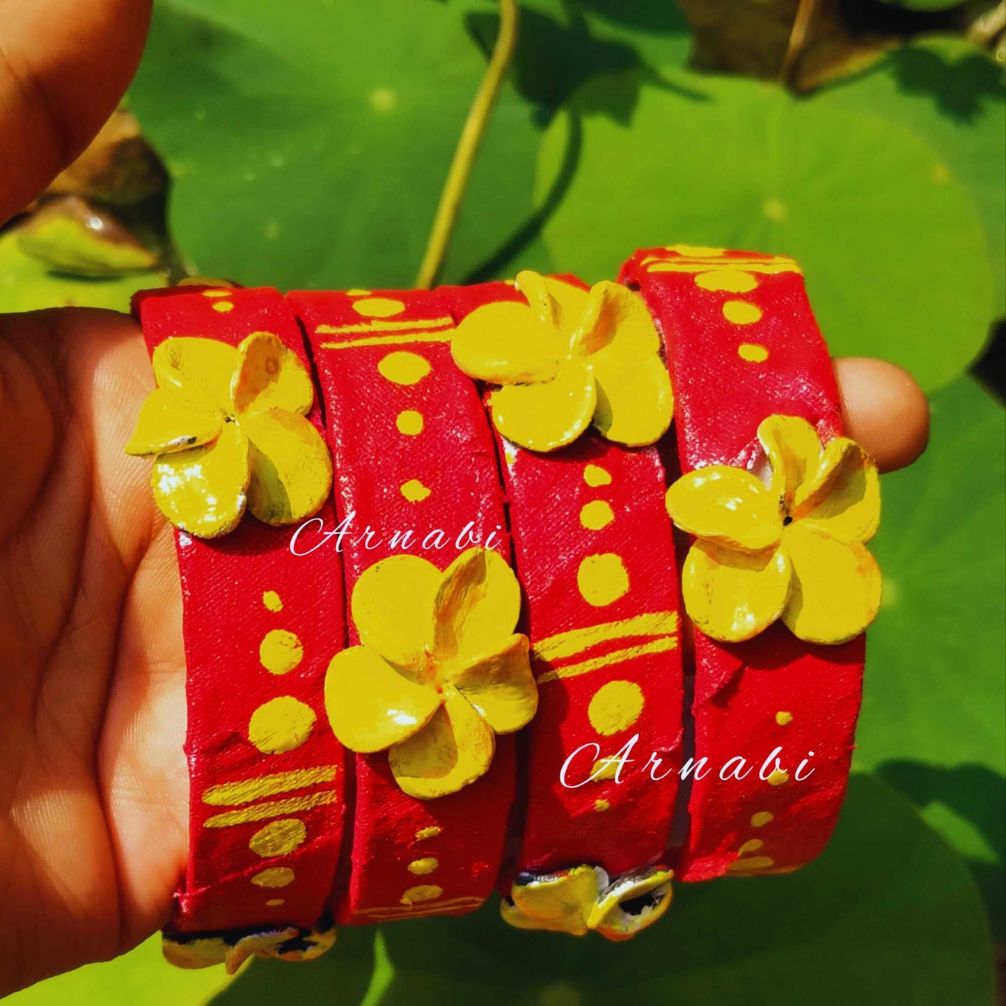 Floral Symphony – Set of 4 Bangles