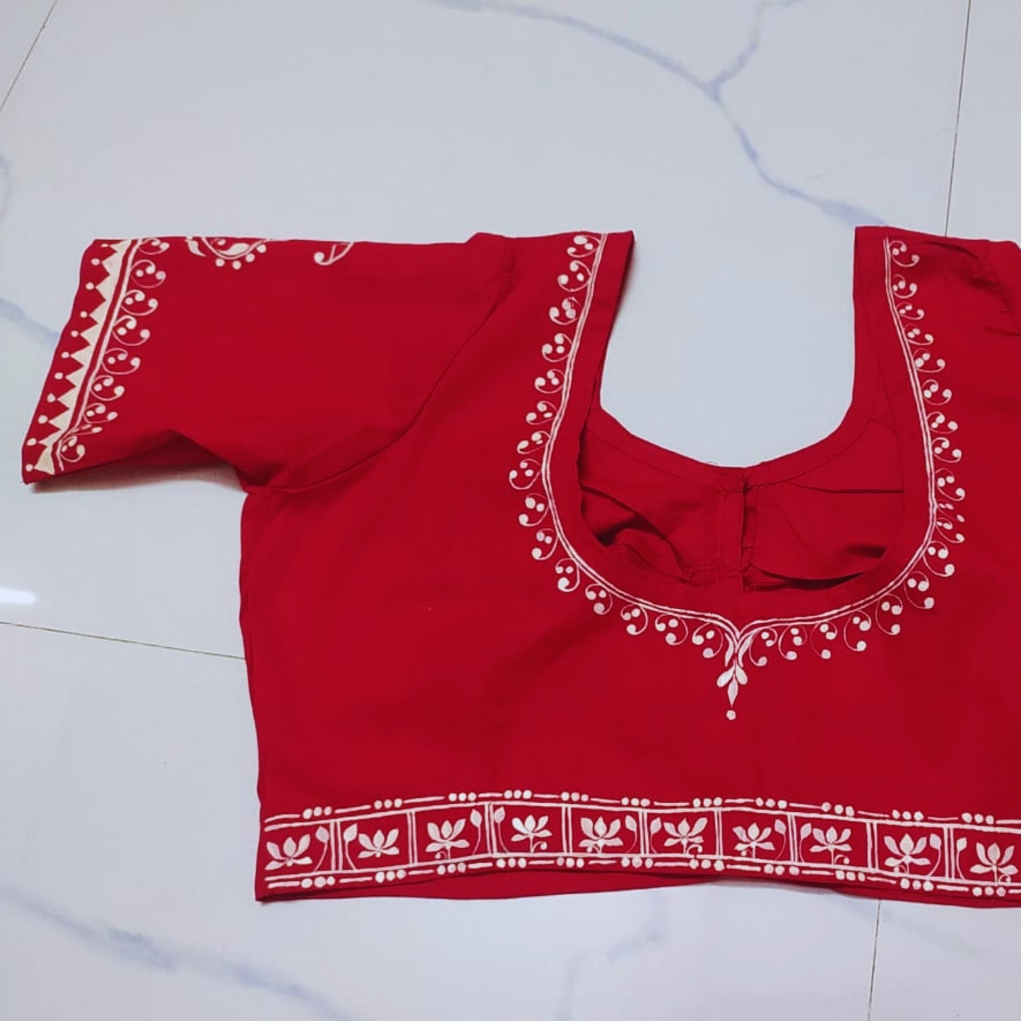Kalamkari Hand-Painted Blouse