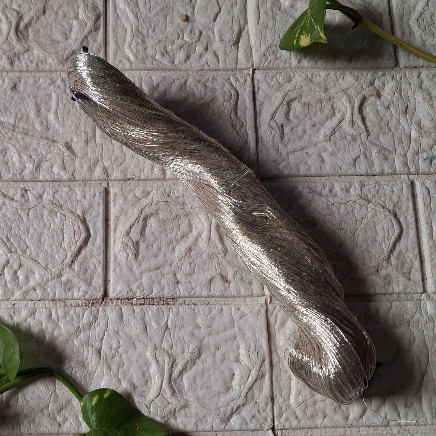 Thin Silver Jodi For Mukut