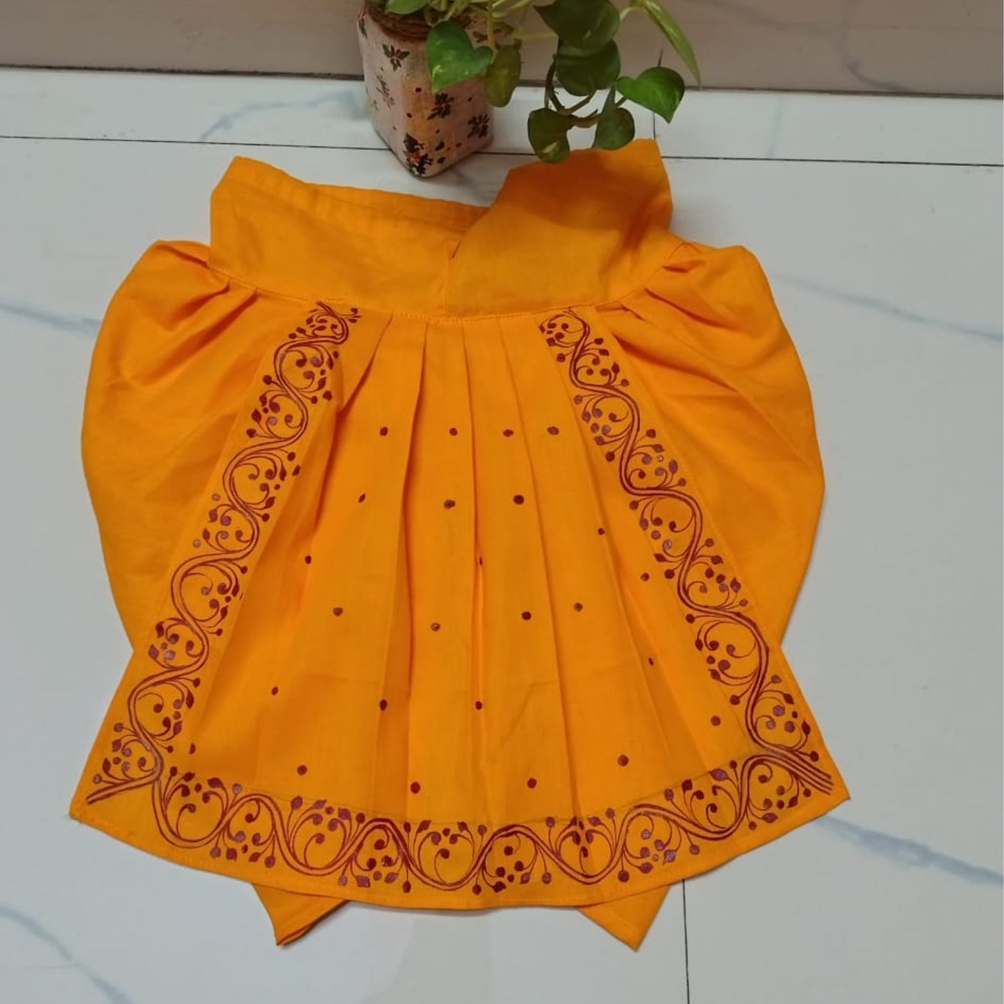 Regal Bloom - Baby Panjabi Set in Royal Hues