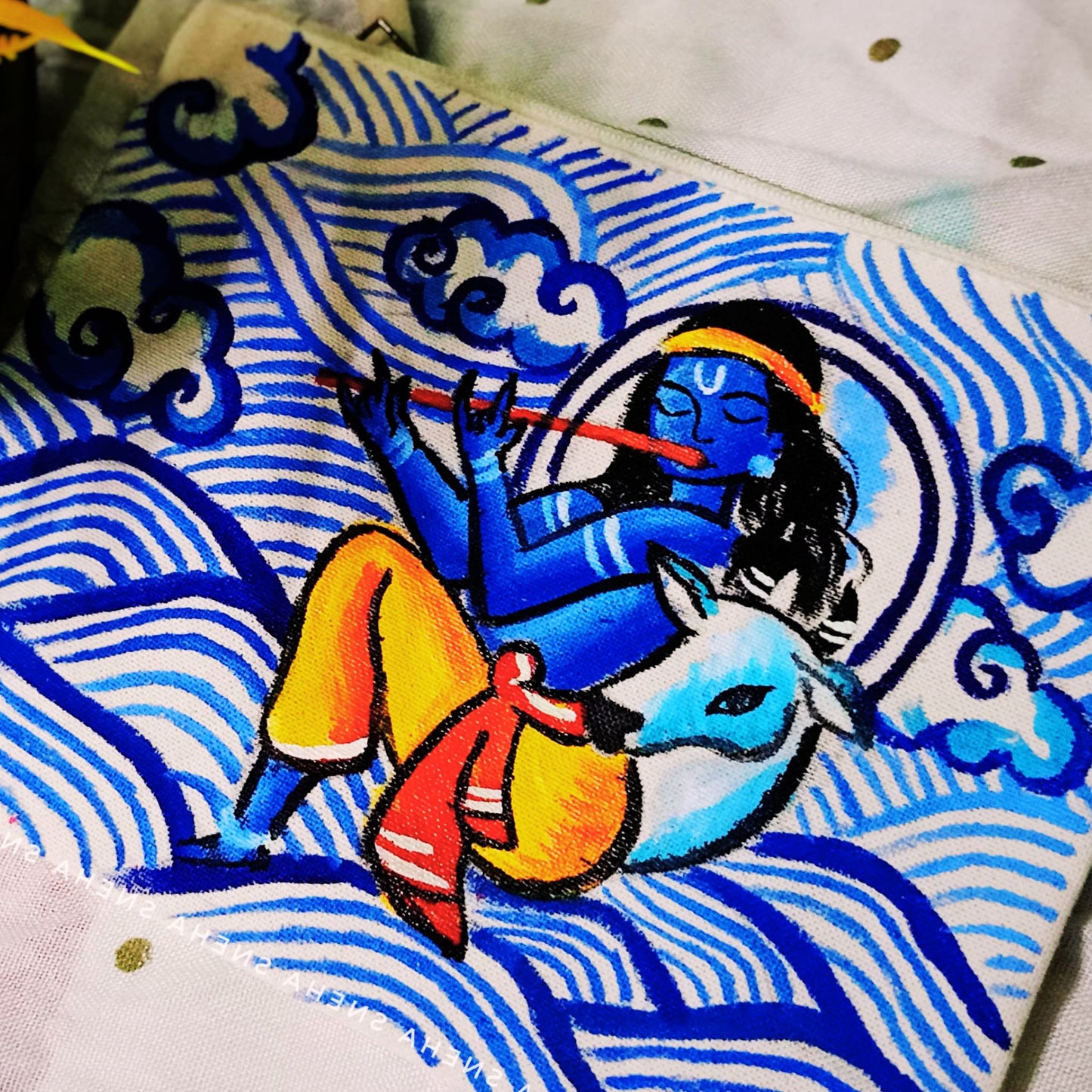 Melody of Krishna Purse – Divine Art