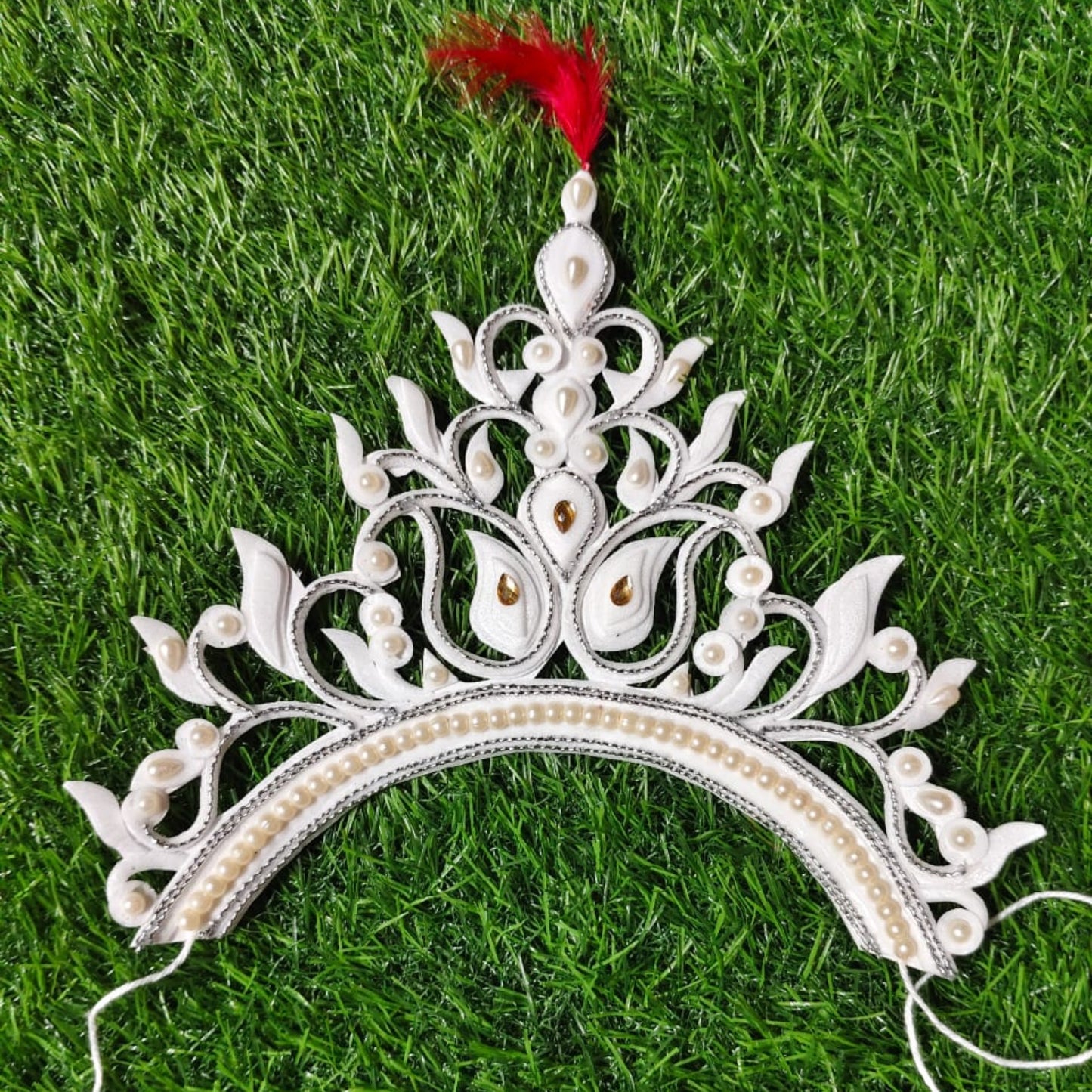 Pearl Drop Designer Bridal Crown