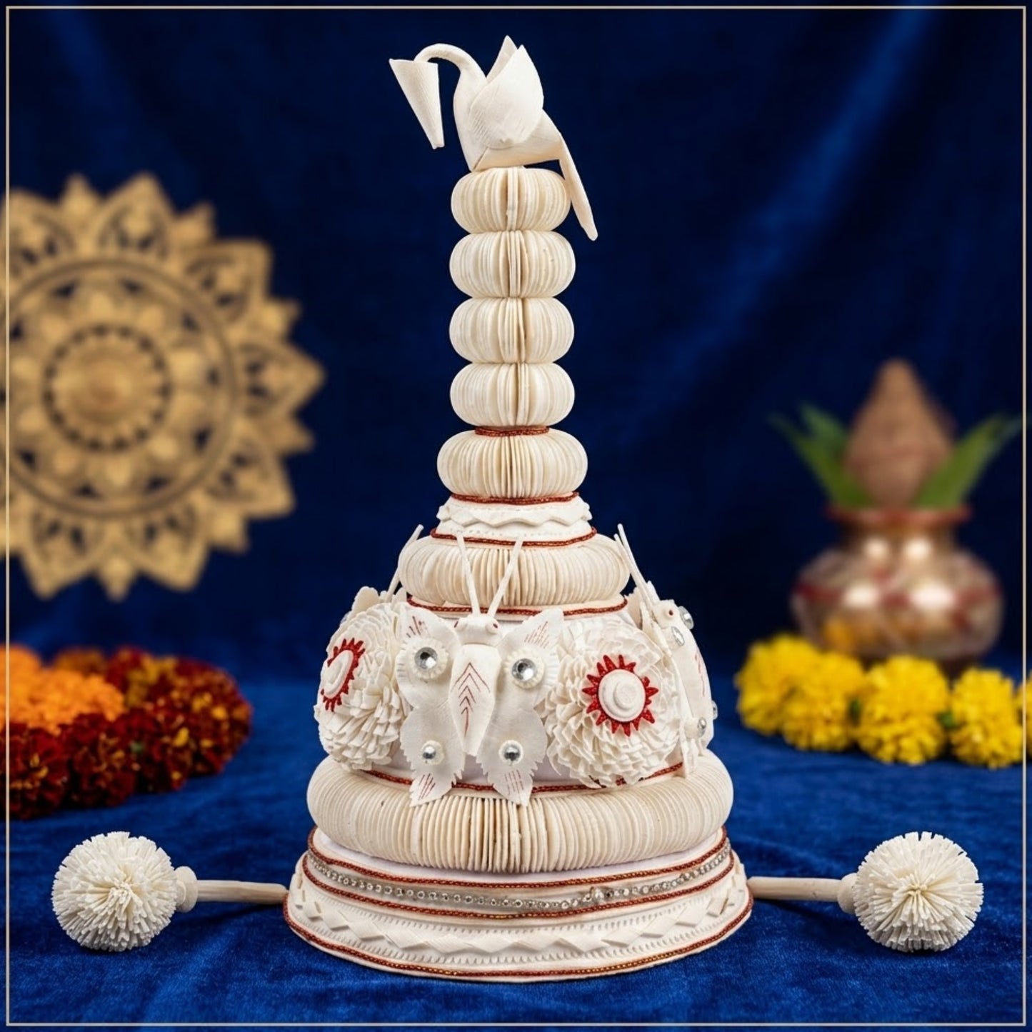 Decorative Topor Bengali Groom Hat