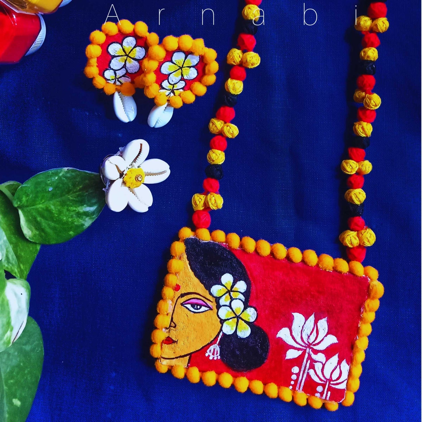 Bengal Roots – Fabric Jewelry Set