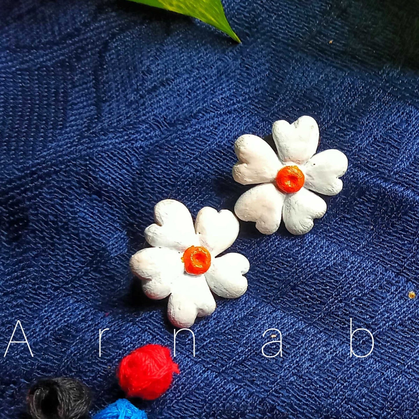 Floral Delight – Set of 3 Clay Earrings