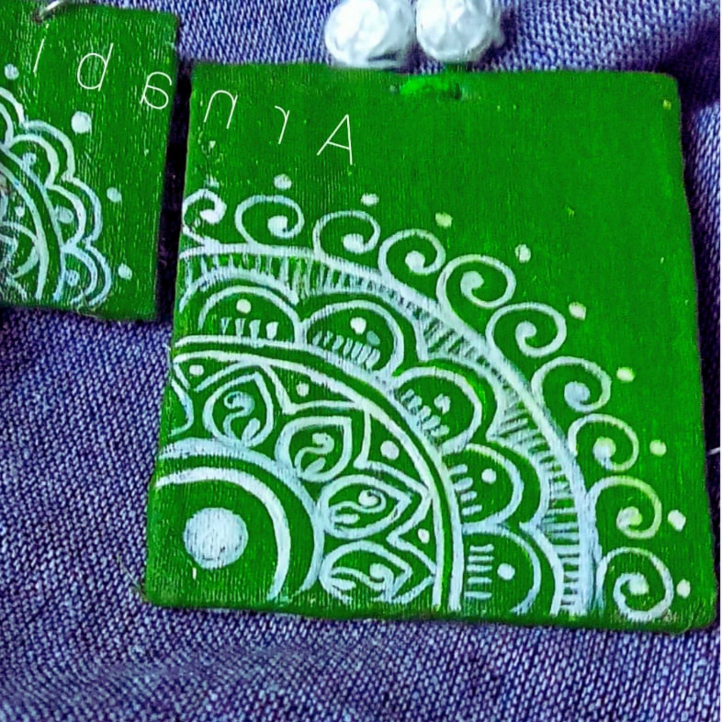 Verdant Heritage – Fabric Jewelry Set