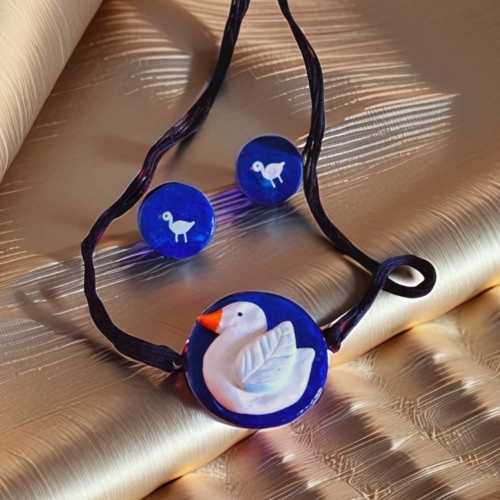 Duck Blossom Pendant