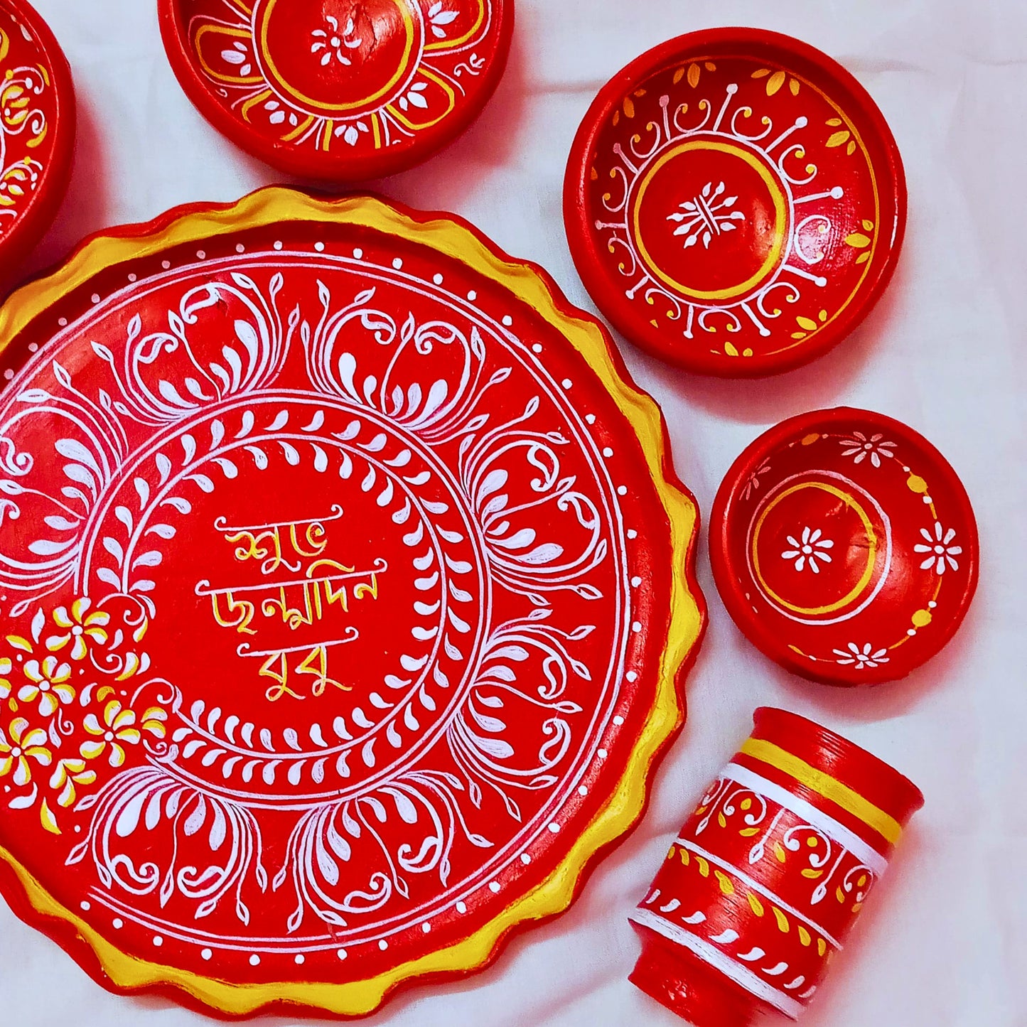 Sanskar Matir Thala Set – (7 pcs)