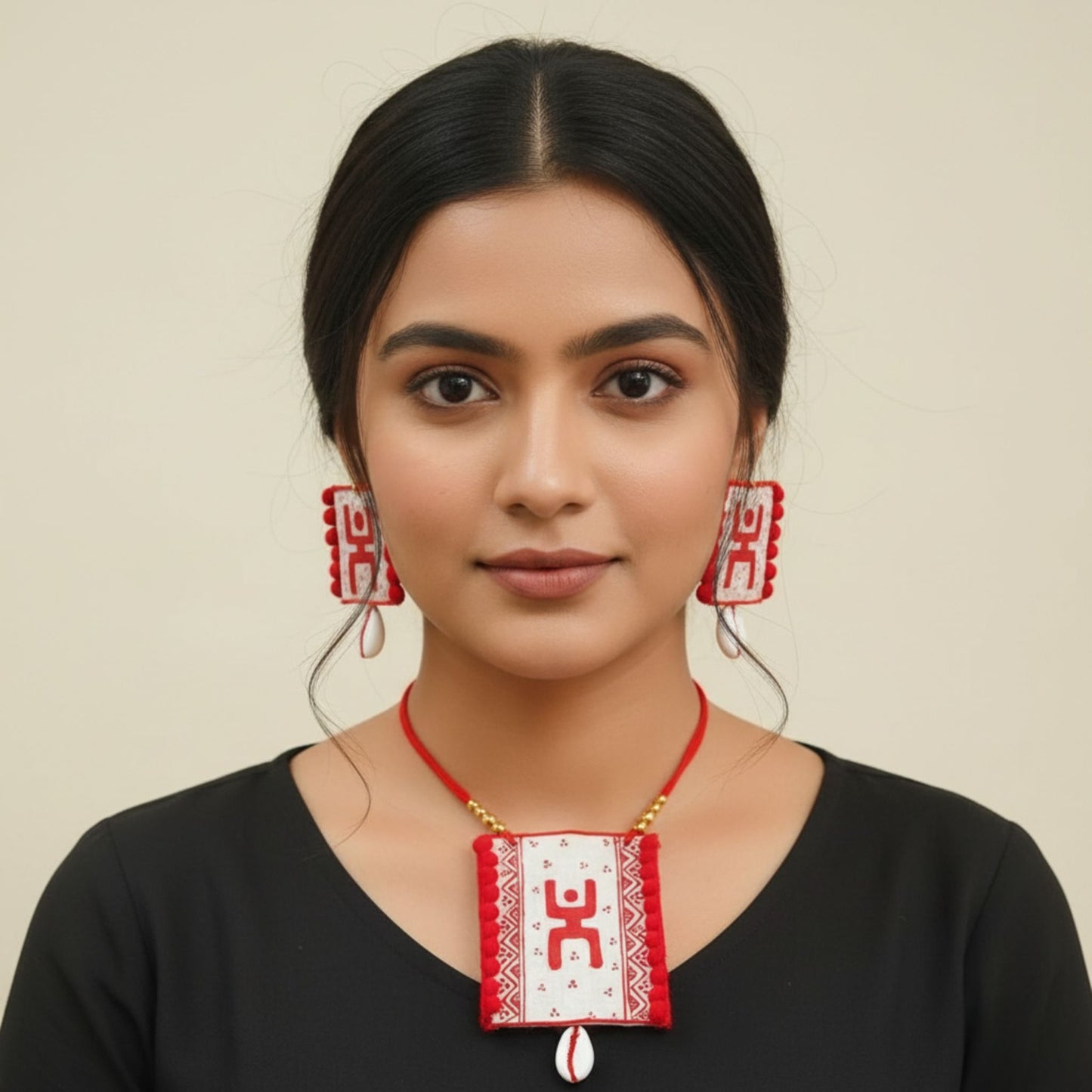 Bengal Essence – Fabric Jewelry Set