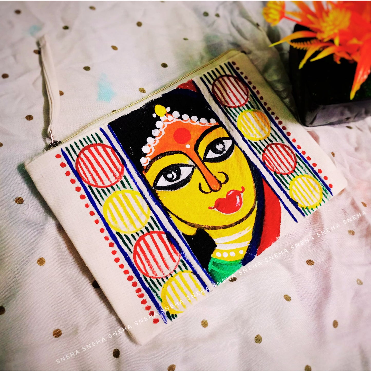 Graceful Bahu Purse – Bengali Tradition in Art