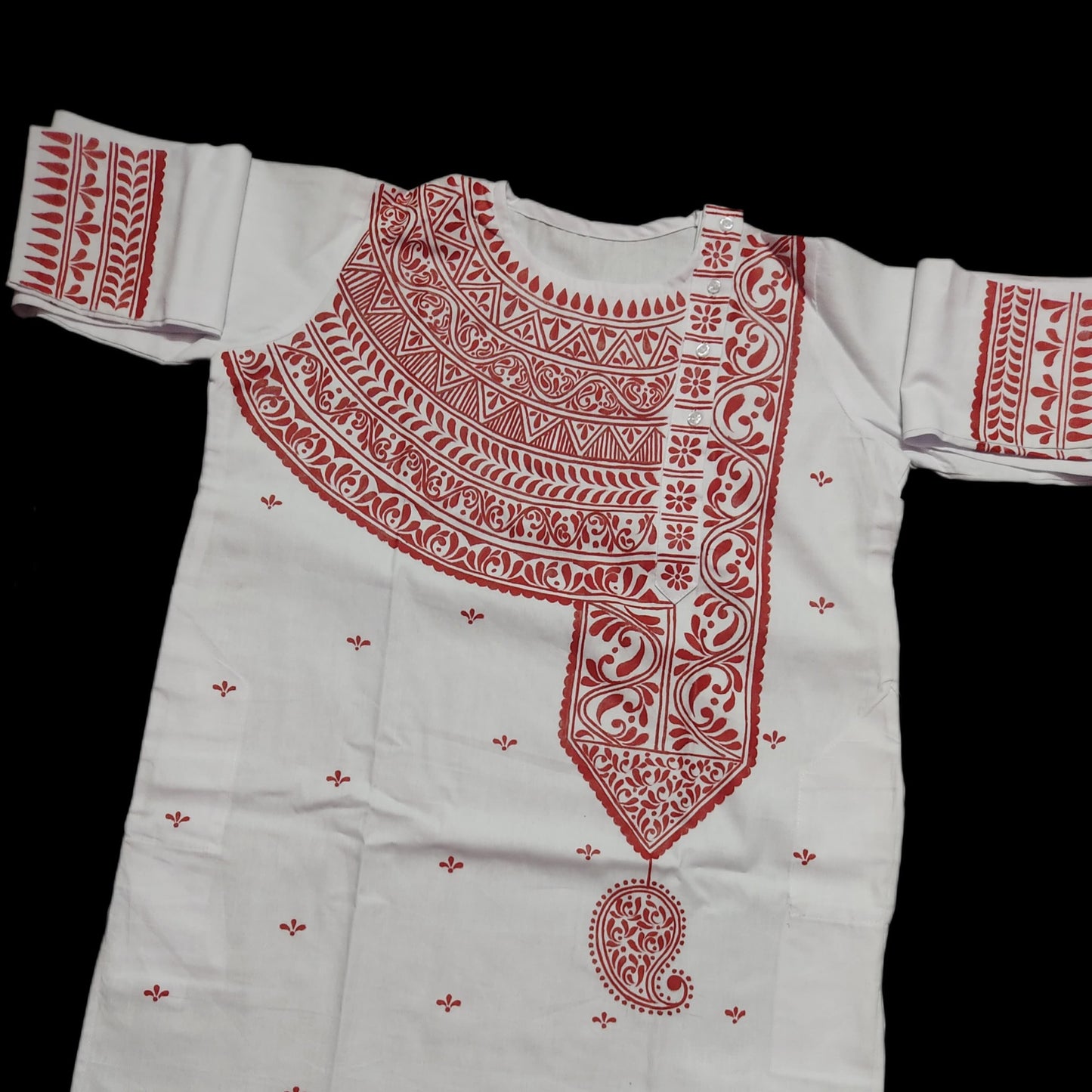 Traditional Kalka Art Panjabi – Heritage Elegance