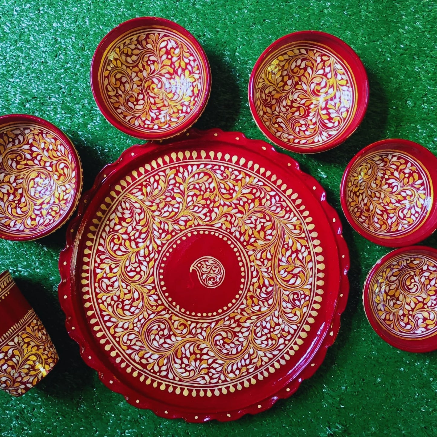 ShilpoShaaj Matir Thala Set – 7-Piece