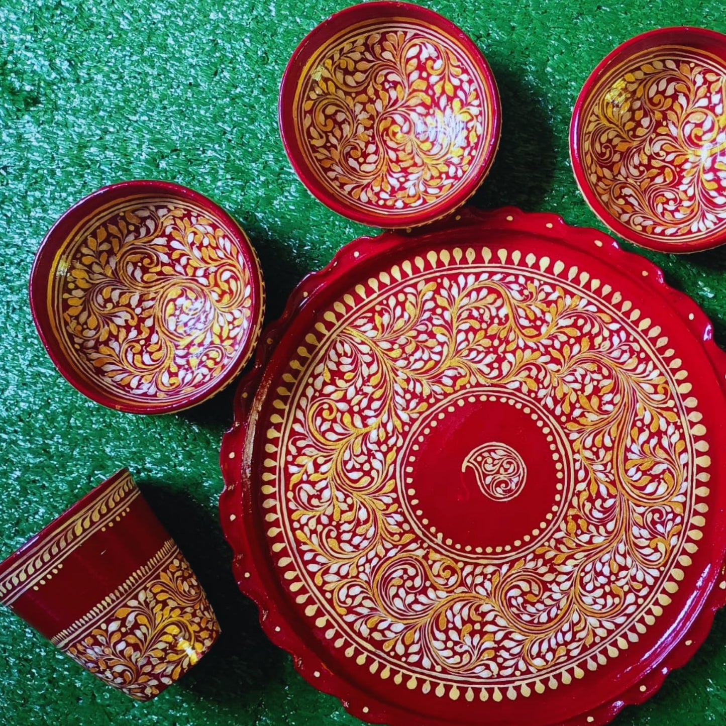 ShilpoShaaj Matir Thala Set – 7-Piece