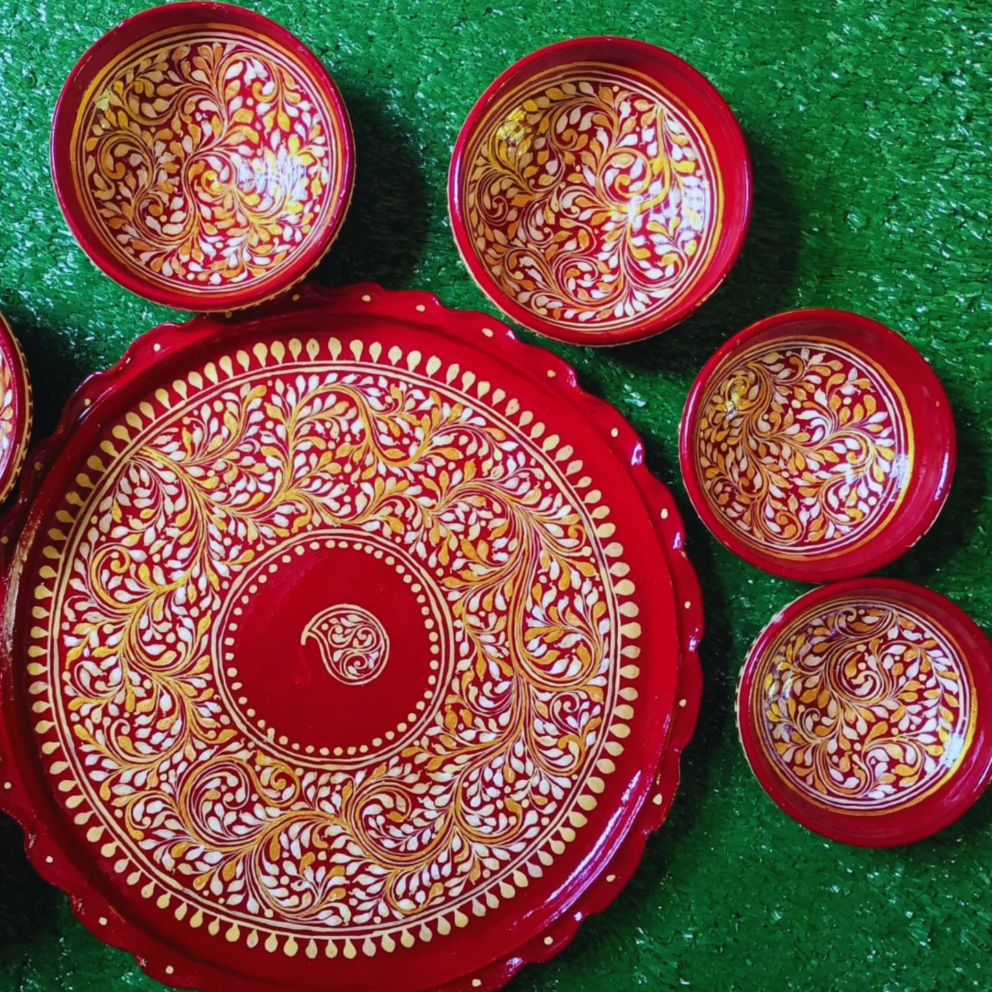 ShilpoShaaj Matir Thala Set – 7-Piece