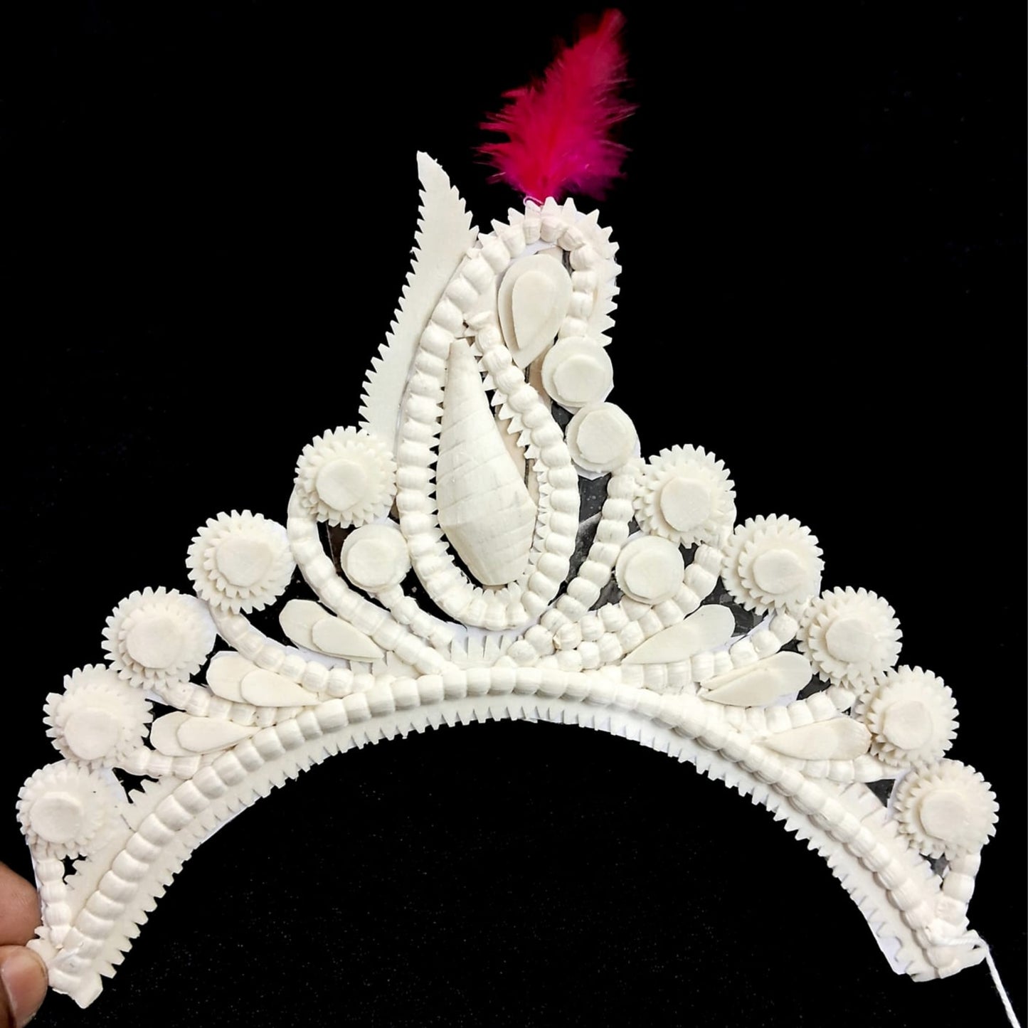 Pure Sola Bengali Bridal Mukut