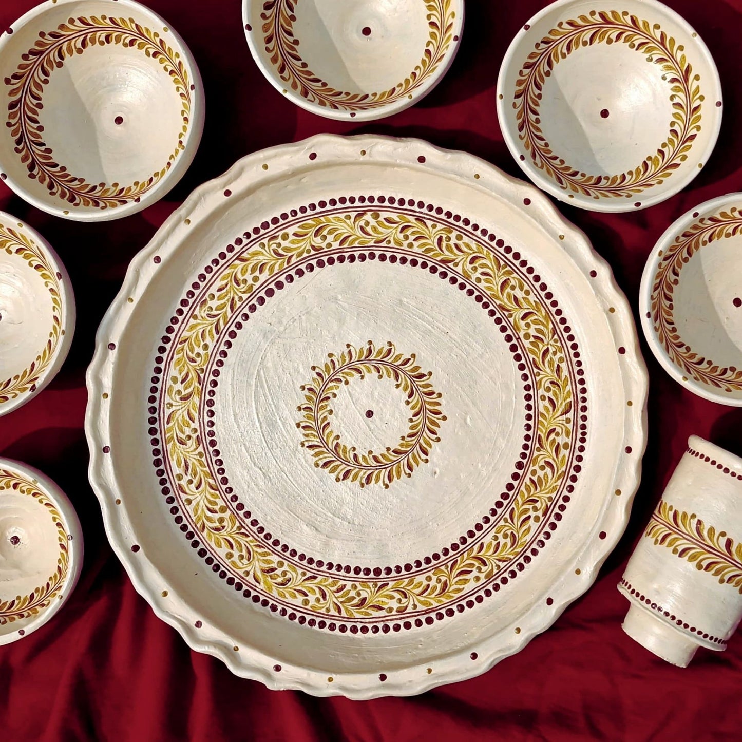 Kalka Art Mitti Magic Dinnerware (Set of 8)
