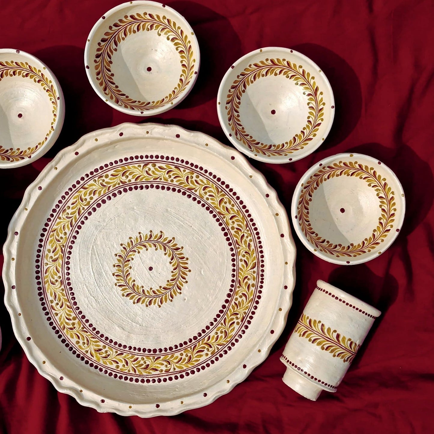 Kalka Art Mitti Magic Dinnerware (Set of 8)