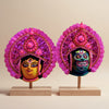 Chhau Mukhosh Wall Hanging – (9×9 inch)