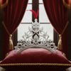 Crystal Flower Accent Bride Mukut