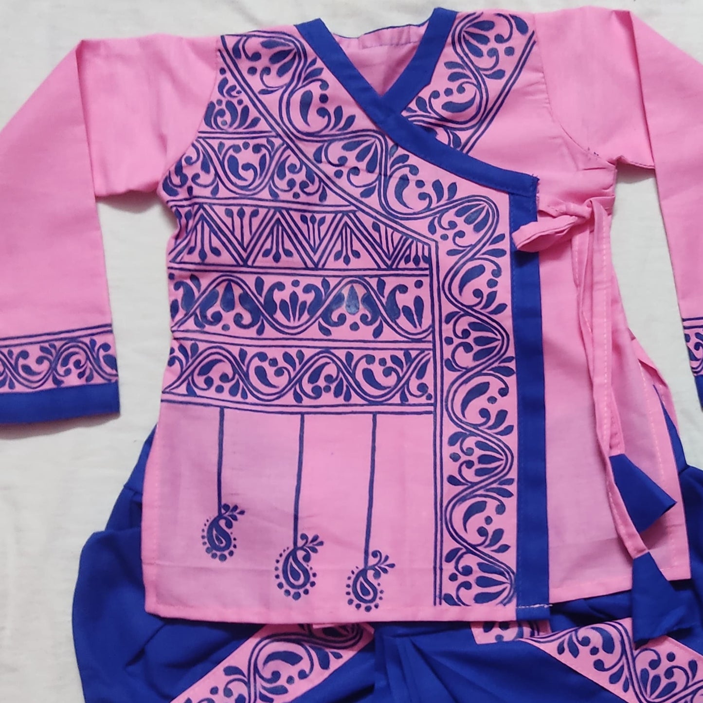 Royal Blue Baby Dhuti Panjabi Set