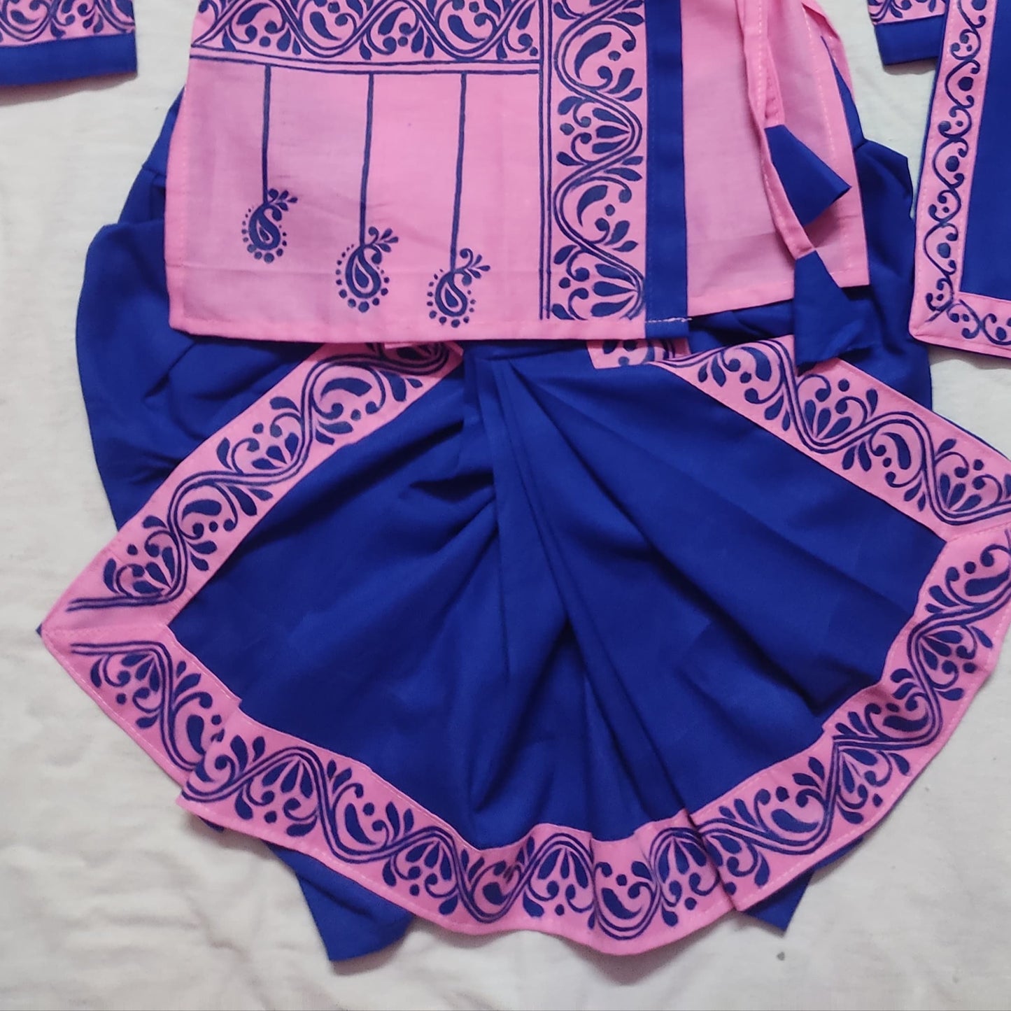 Royal Blue Baby Dhuti Panjabi Set