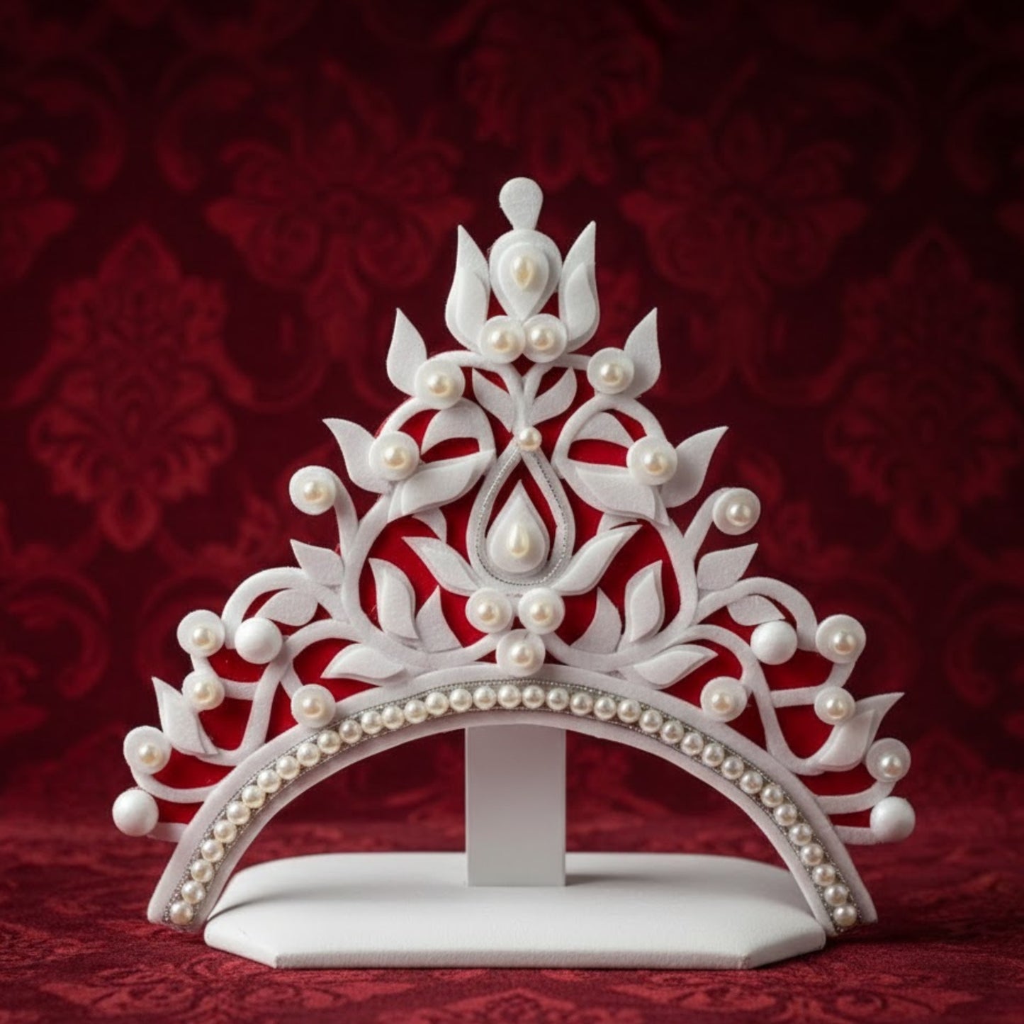 Royal Embroidered Bride Mukut Piece