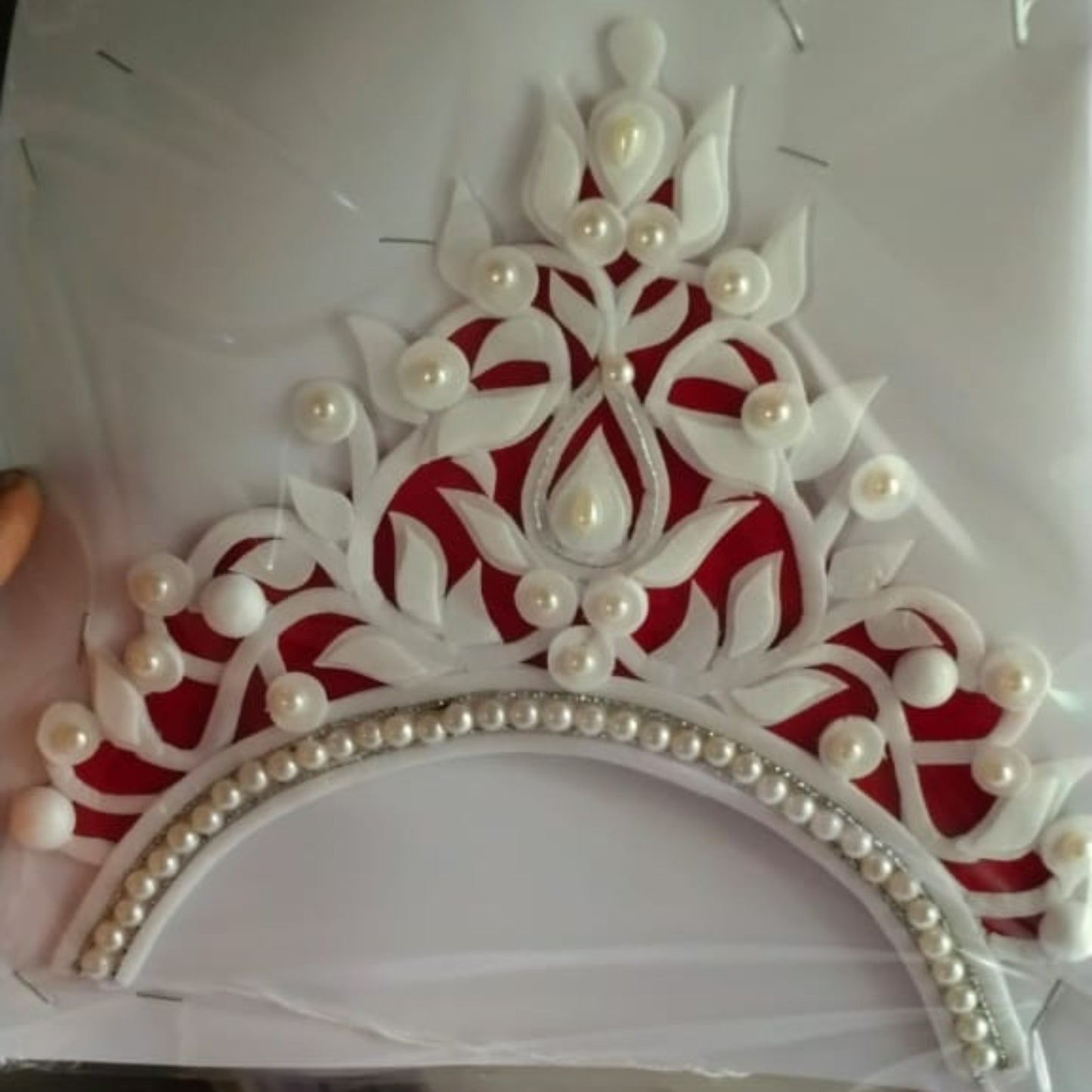 Royal Embroidered Bride Mukut Piece