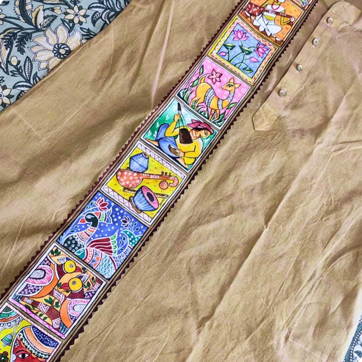 Do Kinara – Dual Madhubani Grace