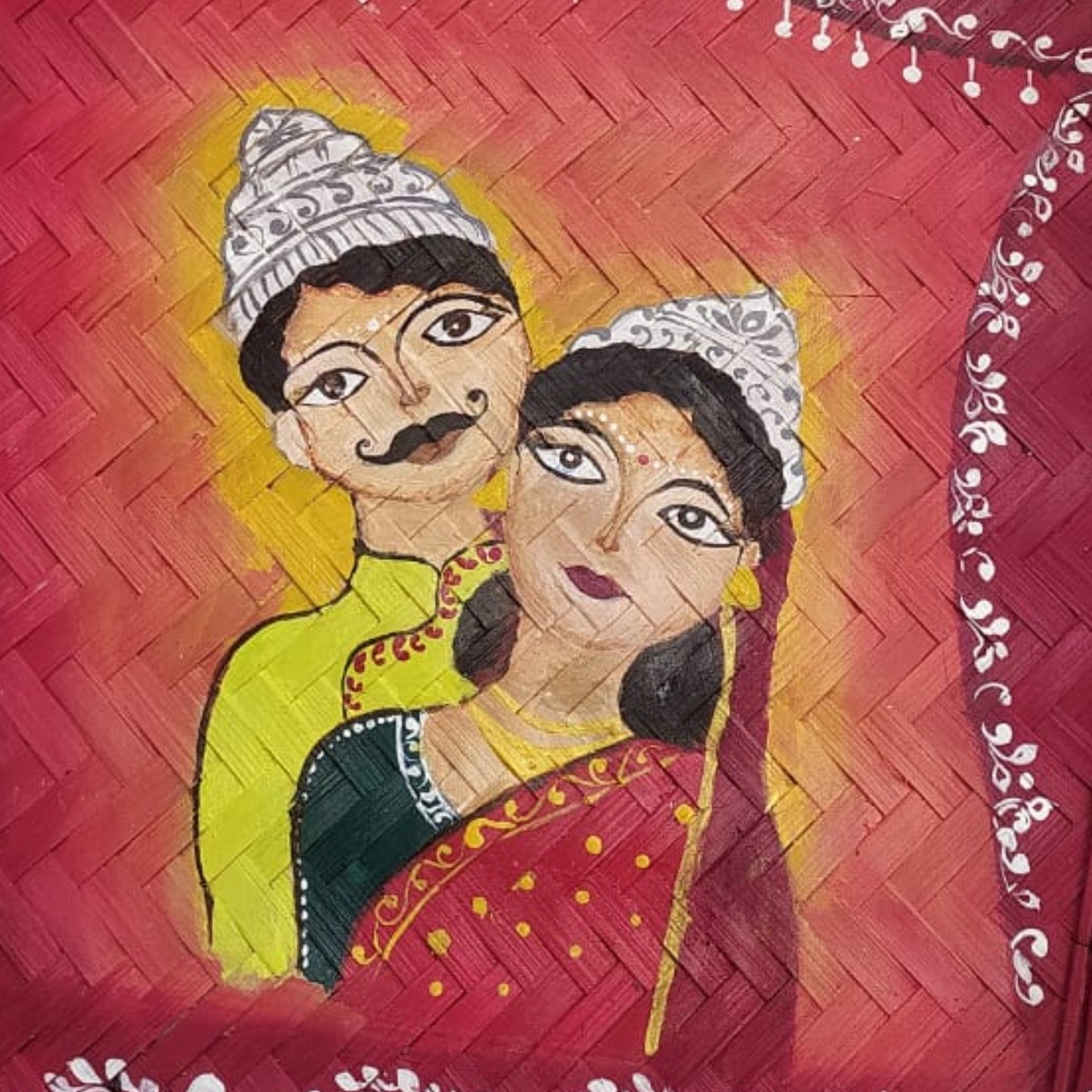 Mangalik Artistry Hand-Painted Kulo