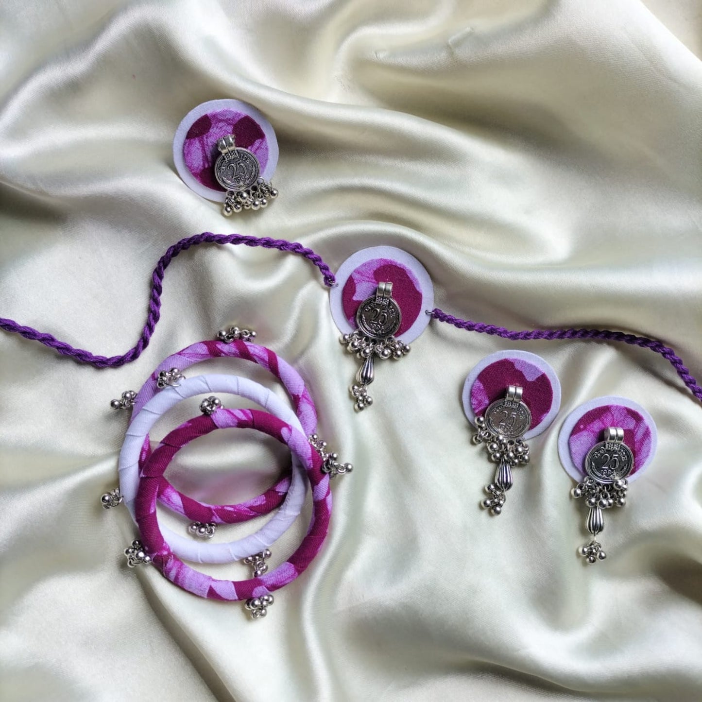 Rajonika Fabric Jewelry Set