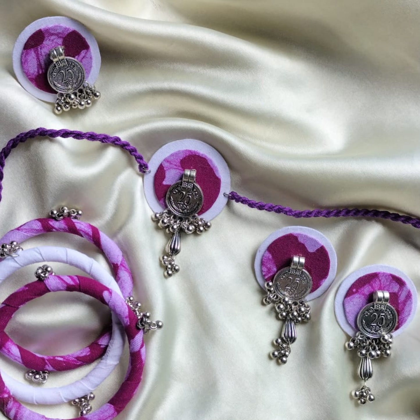 Rajonika Fabric Jewelry Set