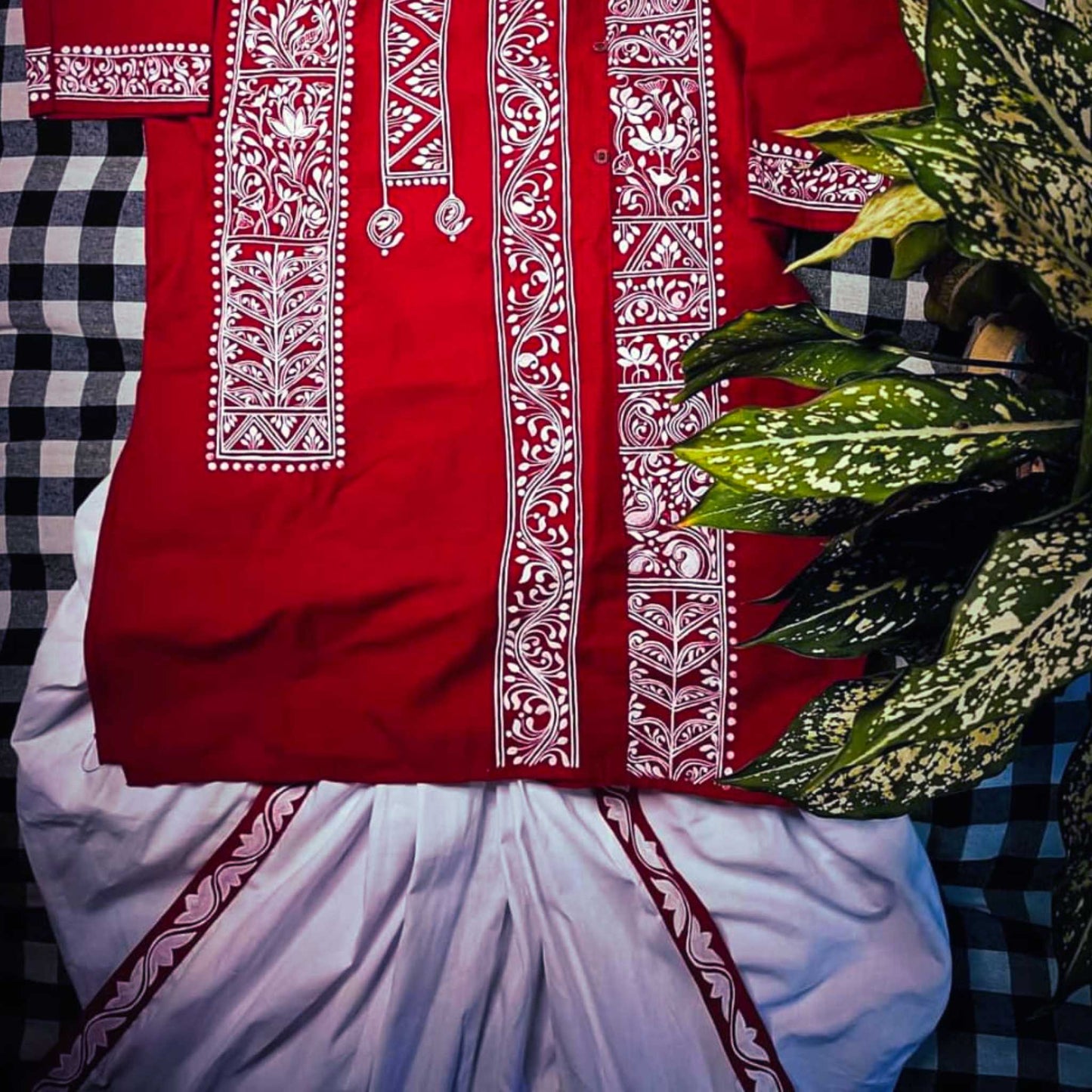 Kalkon Ka Jadoo – Hand Printed Dhoti & Panjabi