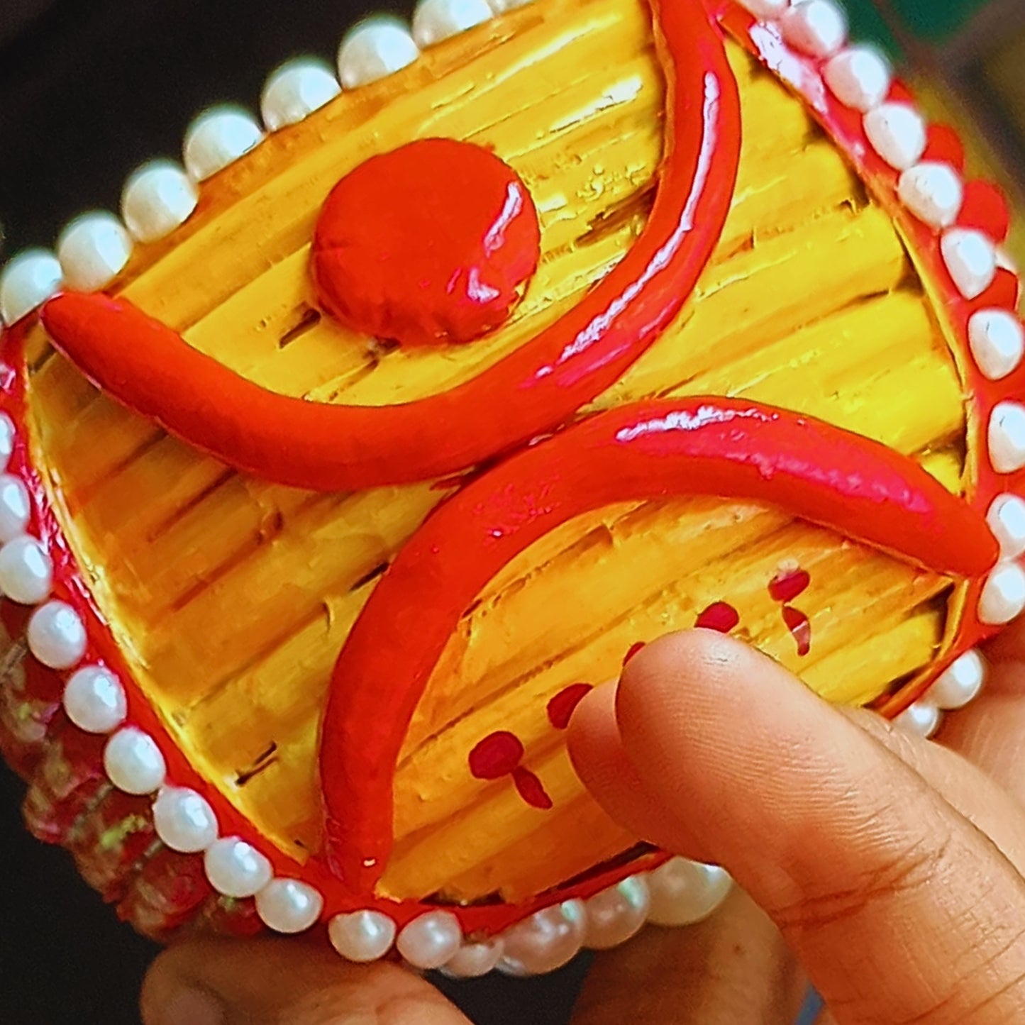 Handcrafted Clay Kunke – Bengali Wedding Essential