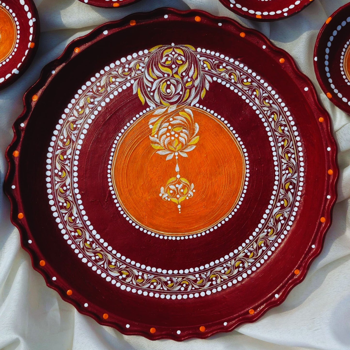 Elegant Kalka Mitti Magic Dinnerware (Set of 7)