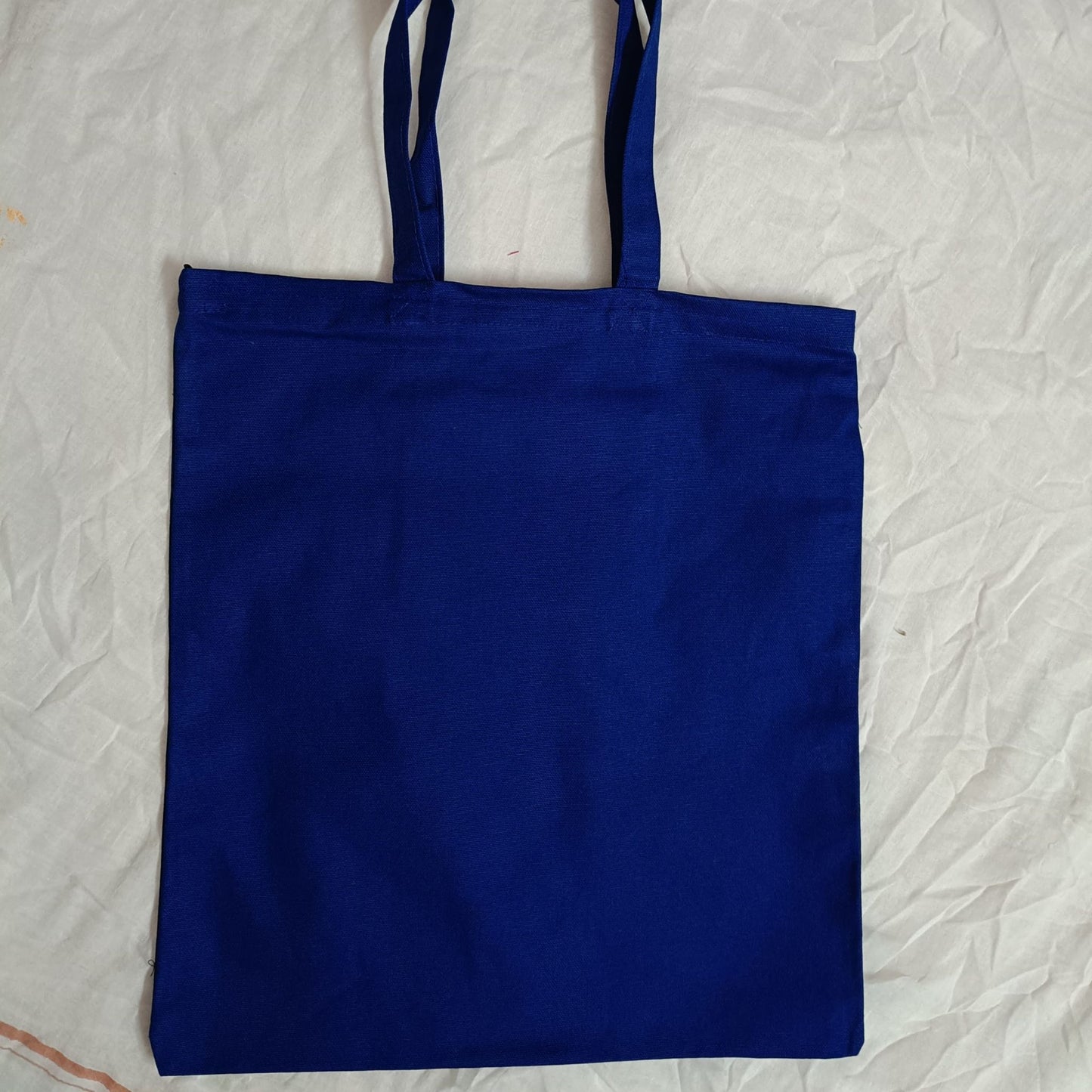 16/14 inch Navy Blue Tote Bag (195/- For 2 Pics)