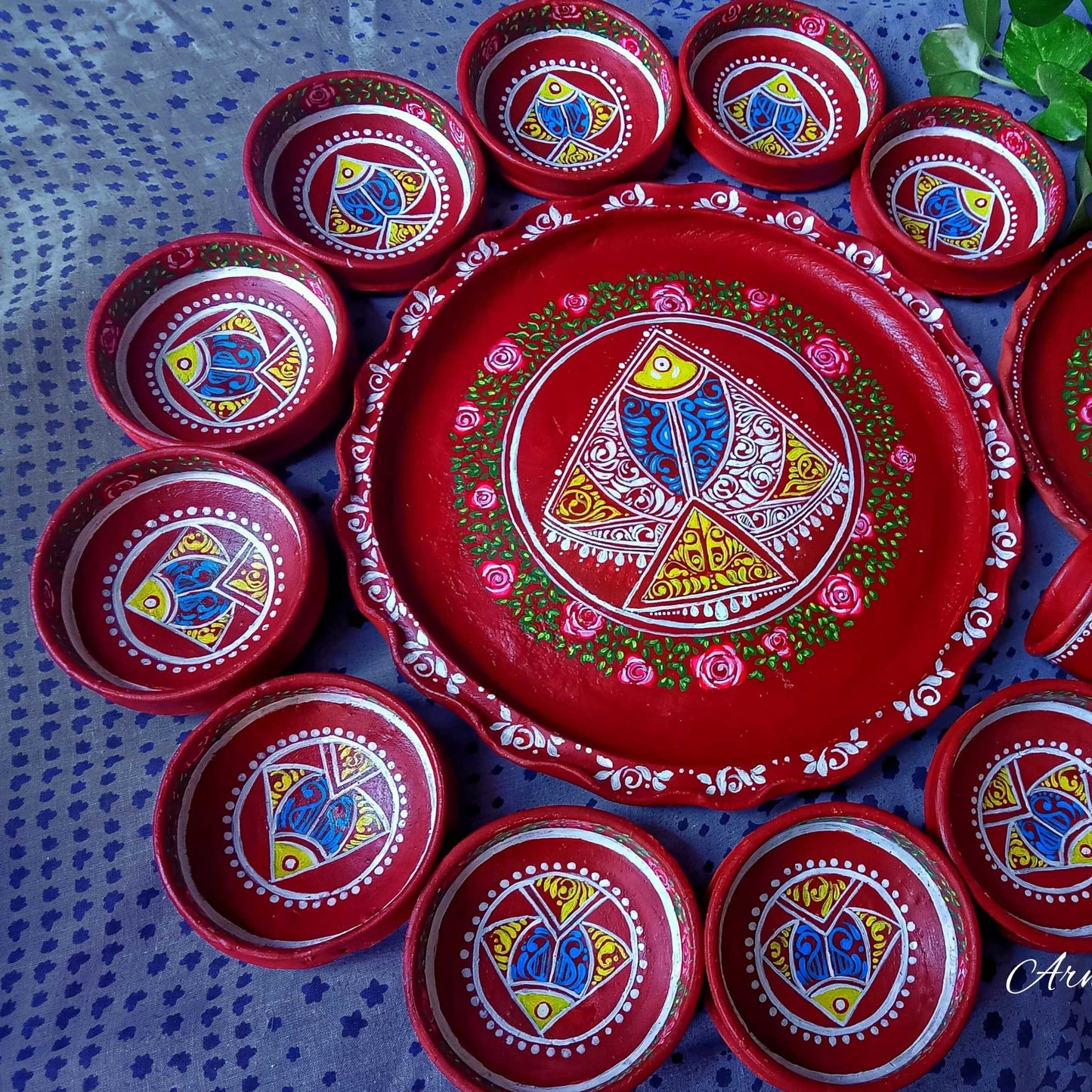 Mitti Ka Bhojan Baithak (Set of 13)