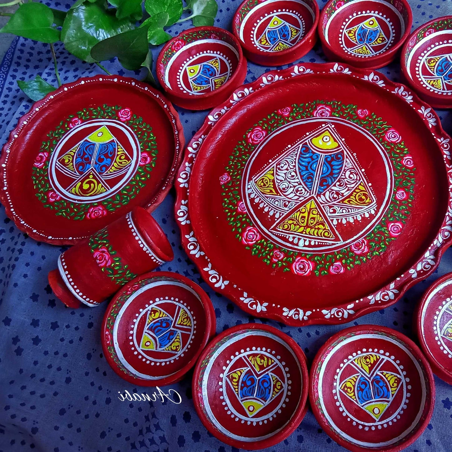 Mitti Ka Bhojan Baithak (Set of 13)