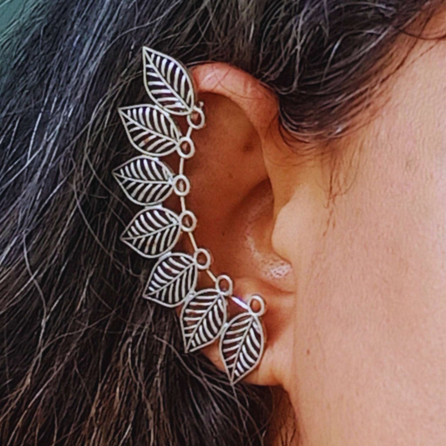 Lead Jaal Pattern Designer Ear Cuffs
