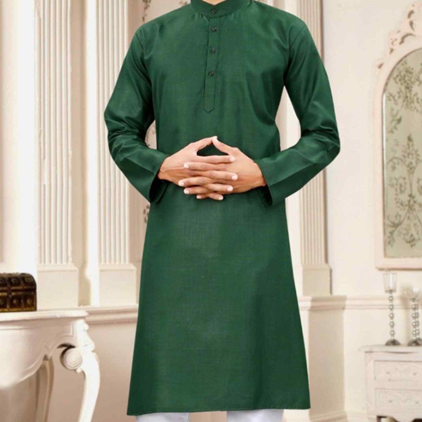 Hand-Painted Kalka Art Panjabi