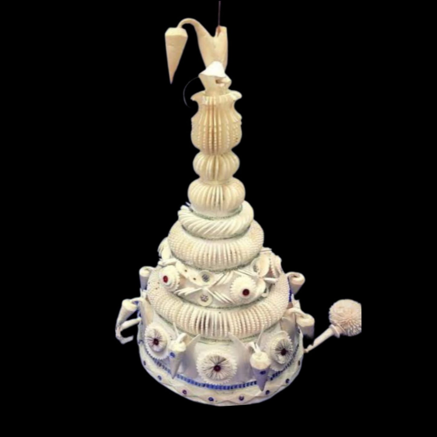 Premium Traditional Groom Topor Design (14 inch X 24 inch)