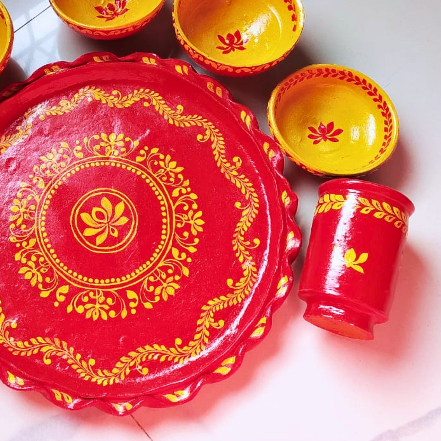 Sansriti Matir Thala Set – (Set of 7)