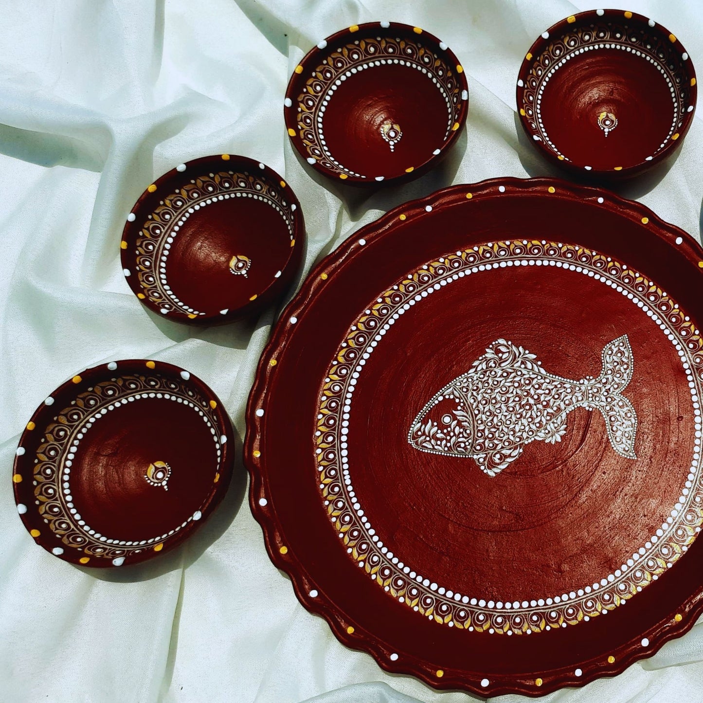 Kalka Kriti Mitti Magic Dinnerware (Set of 7)