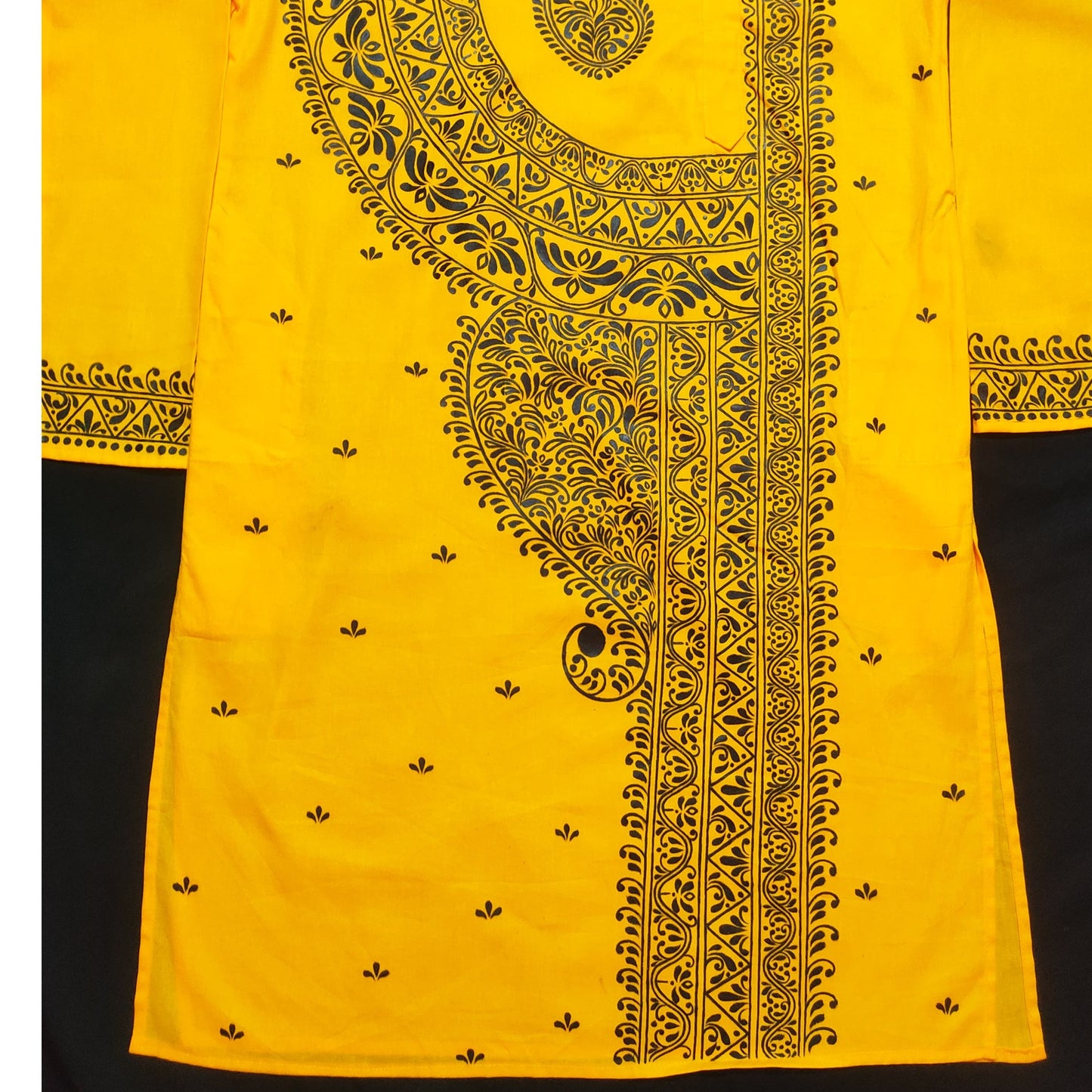 Royal Kalka Panjabi – Handcrafted Art on Fabric