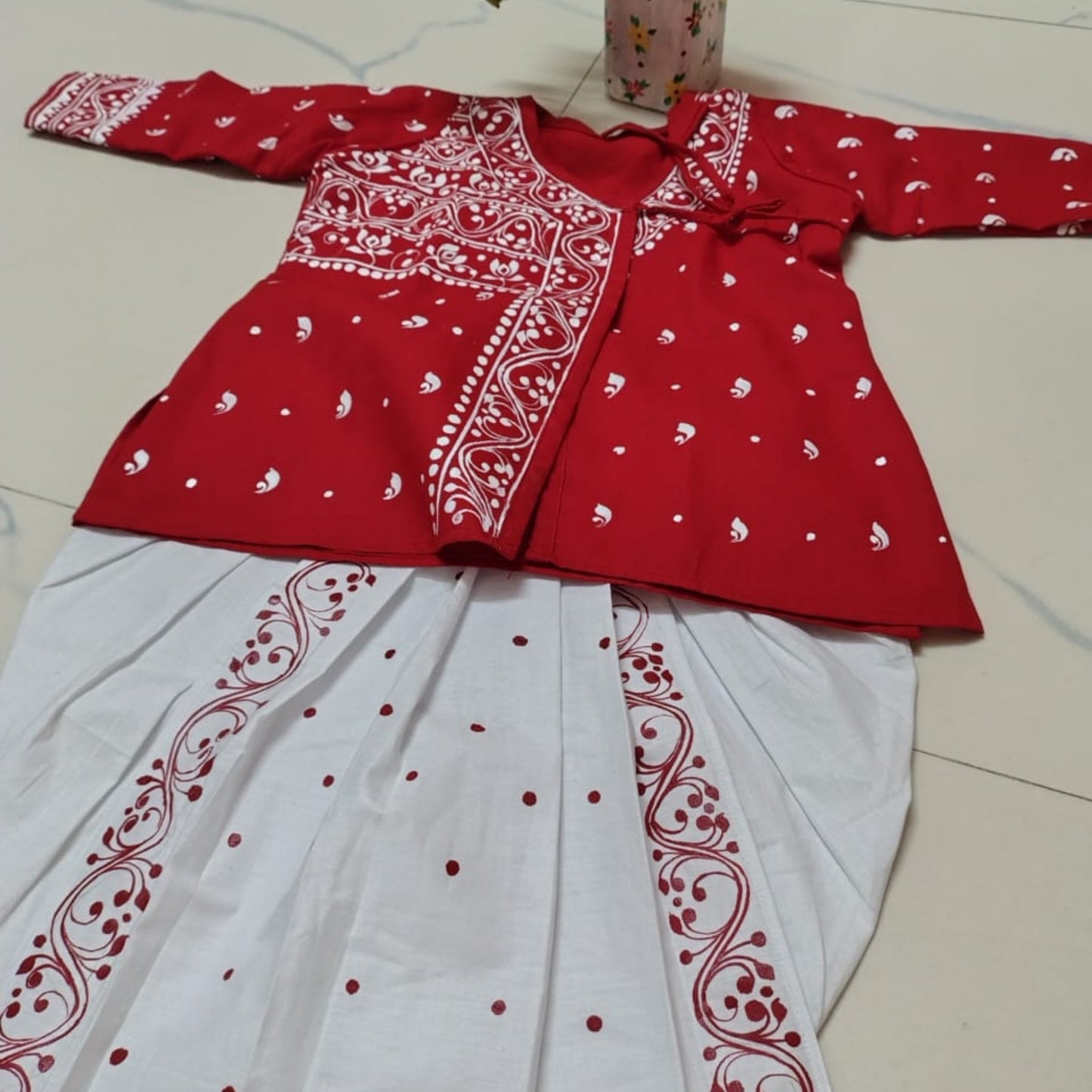 Graceful Heritage Kalka Art Baby Panjabi Set