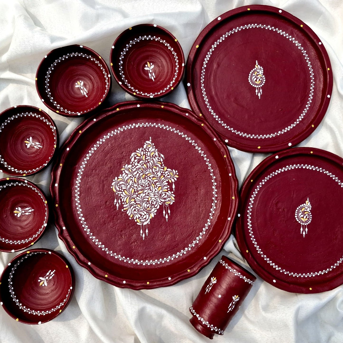 Kalka Kriti Mitti Magic Dinnerware (Set of 9)