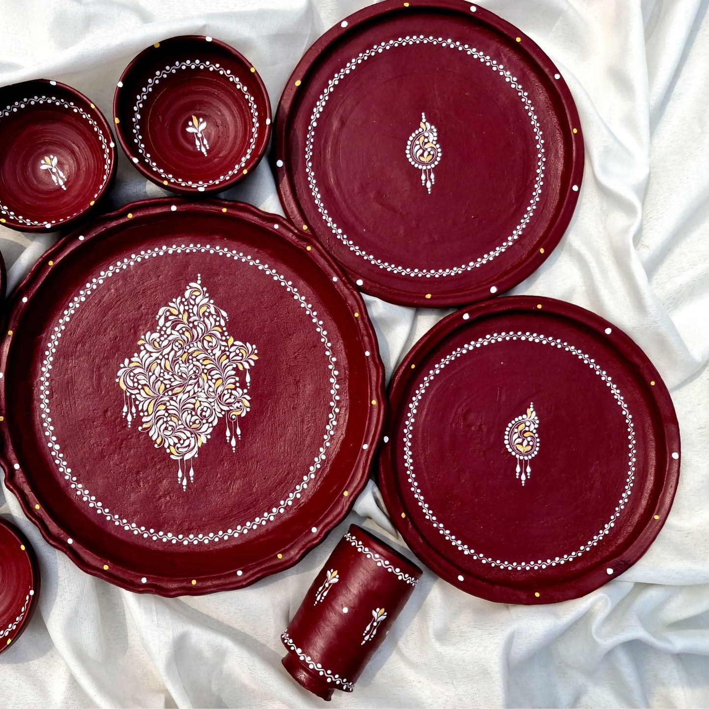 Kalka Kriti Mitti Magic Dinnerware (Set of 9)