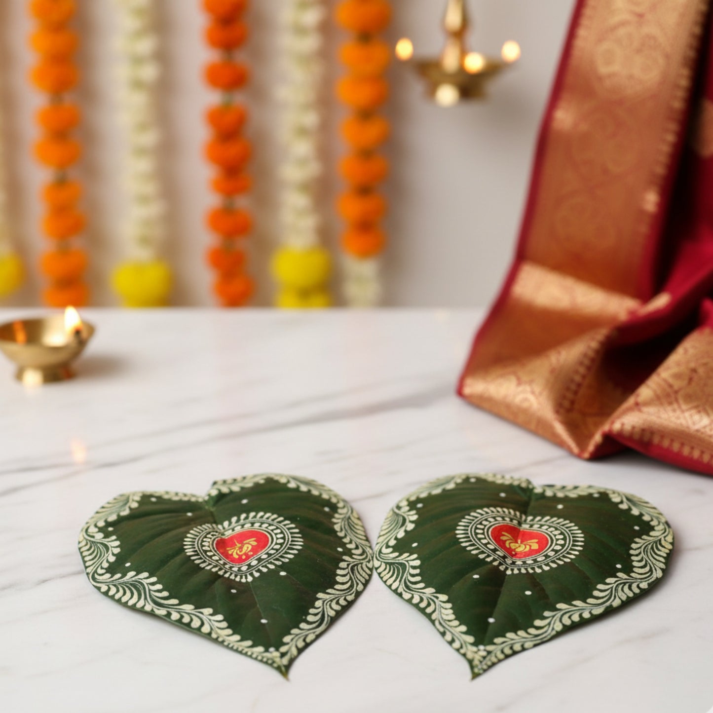 Artisanal Wedding Panpata – Bengali Kalka Embellishment